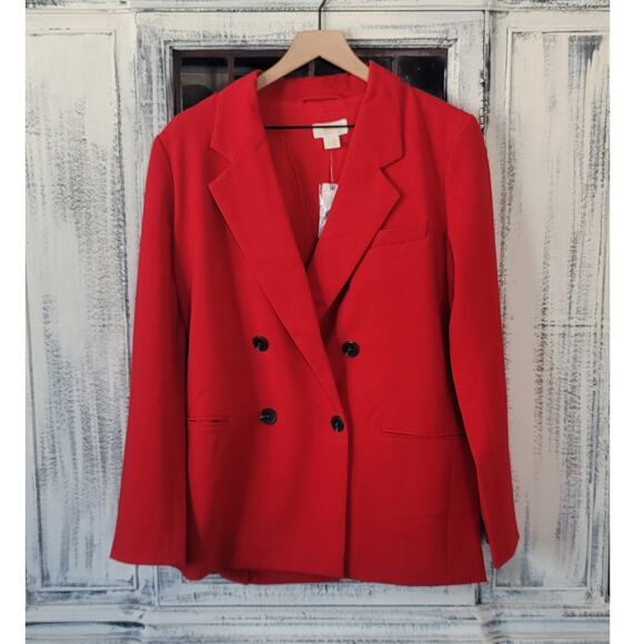 NWT Anthropologie Maeve Double-Breasted Blazer - Size 8 - Picture 5 of 6